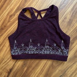 GAIAM Caged High Neck Yoga Bra